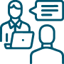 interviewing icon
